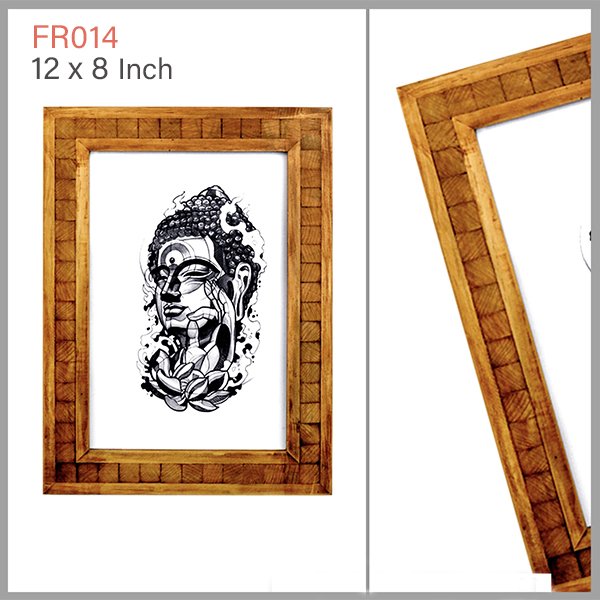 3 Layer Box Wooden Photo Frame: 12x8 - FR014