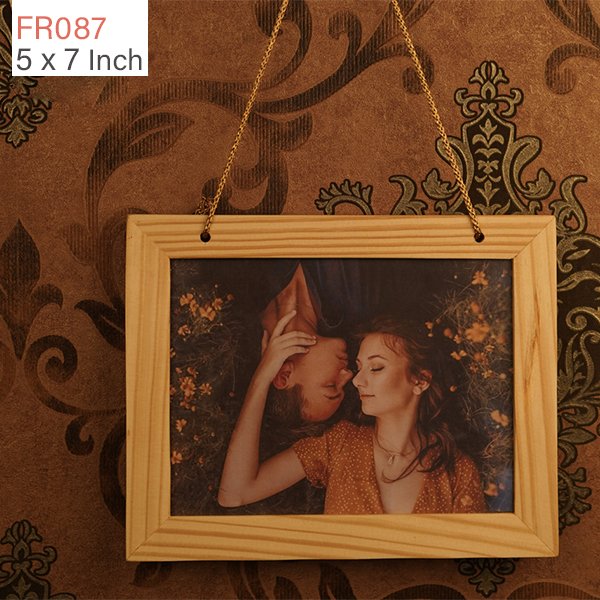 Wall Hanging Model Wooden Photo Frame: 5x7 - FR087