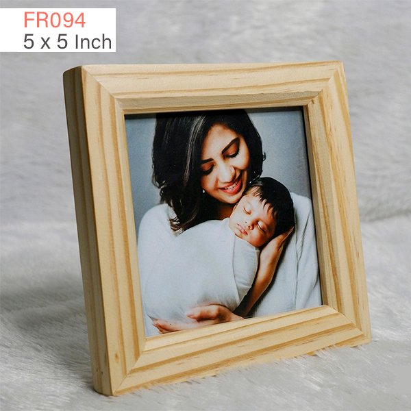 Square Model Wooden Photo Frame: 5x5 - FR094