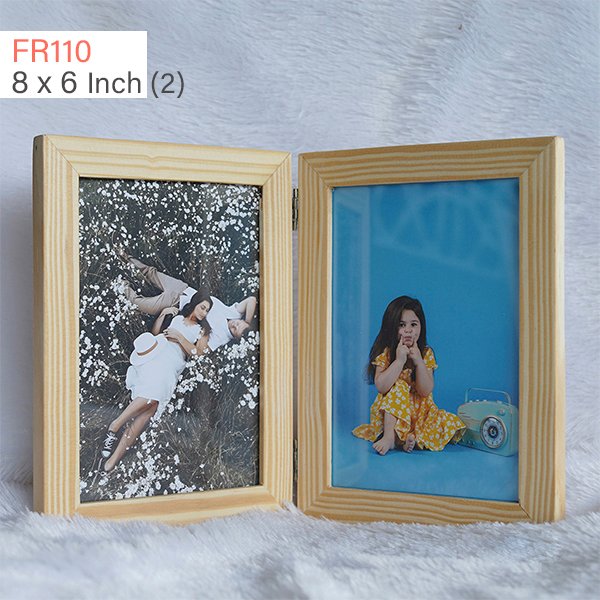Open Box Model Wooden Photo Frame: 8x6 (2) - FR110
